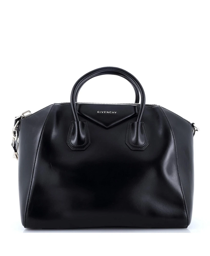 Pre-Owned Givenchy Medium Antigona Bag Glazed Leather