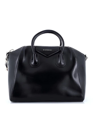Pre-Owned Givenchy Medium Antigona Bag Glazed Leather