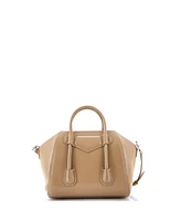 Pre-Owned Givenchy Mini Antigona Lock Bag Leather