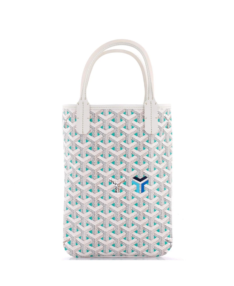 Pre-Owned Goyard Mini Poitiers Tote Claire Voie Coated Canvas