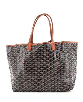 Pre-Owned Goyard Pm Saint Louis Tote Coated Canvas