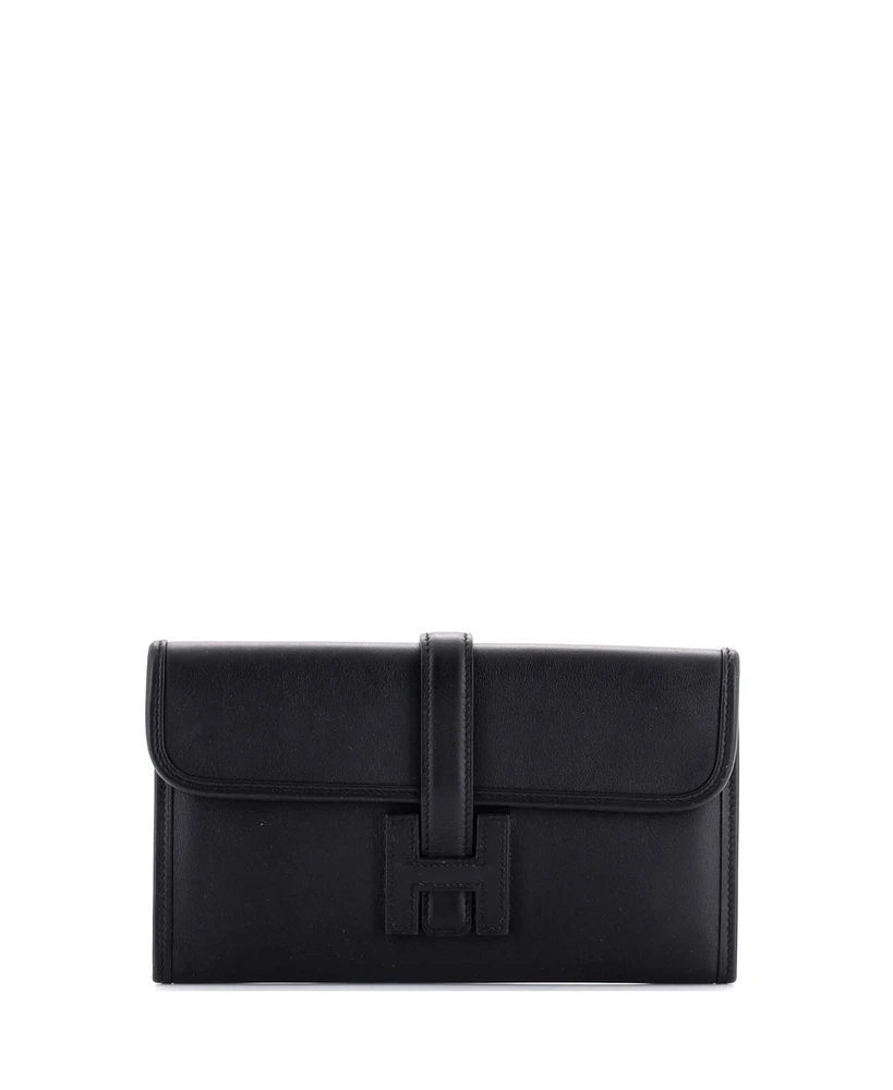 Pre-Owned HERMES Jige Duo Clutch Swift