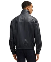 Hugo Boss x Porsche Men's Regular-Fit Leather Jacket