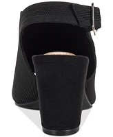 Style & Co Women's Peyyton Slingback Knit Dress Shooties, Exclusively at Macy's