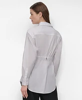 Dkny Women's Cotton Belted Shirt