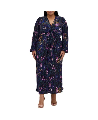 Plus Kaya Print Maxi Dress