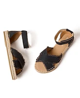 Minnetonka Women's Pemma Ankle Strap Espadrille Sandals