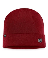 Fanatics Men's Burgundy Colorado Avalanche Authentic Pro Cuffed Knit Hat