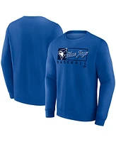 Fanatics Men's Royal Toronto Blue Jays Focus Fleece Pullover Sweatshirt