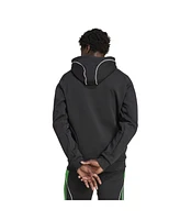 Adidas Men's Black Austin Fc 2025 Travel Pullover Hoodie