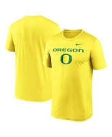 Nike Men's Yellow Oregon Ducks Lockup Legend Performance T-Shirt