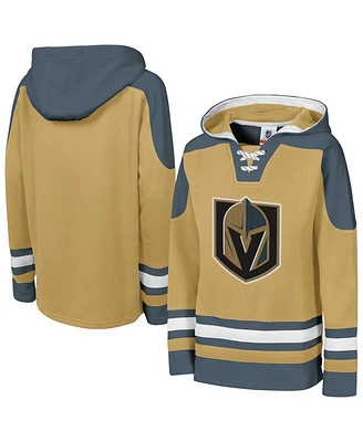 Outerstuff Youth Gold Vegas Golden Knights Must Have Home V-Neck Pullover Hoodie