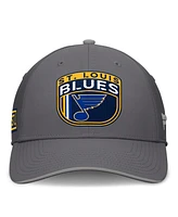 Fanatics Men's Gray St. Louis Blues Home Ice Flex Hat