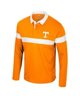 Colosseum Men's Tennessee Orange Tennessee Volunteers Too Cool For School Long Sleeve Polo