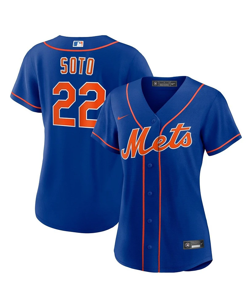 Nike Women's Juan Soto Royal New York Mets Alternate Replica Baseball Jersey