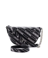 Pre-Owned Balenciaga Xxs Souvenir Belt Bag Printed Leather