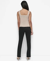 Dkny Women's Fitted V-Neck Tank Top