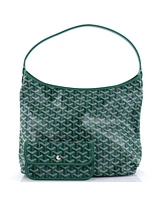 Pre-Owned Goyard Boheme Hobo Printed Coated Canvas