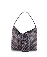 Pre-Owned Goyard Boheme Hobo Coated Canvas