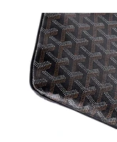 Pre-Owned Goyard Mm Senat Zip Pouch Coated Canvas