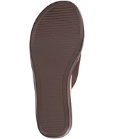 Journee Collection Women's Biara Crisscross Platform Wedge Sandals