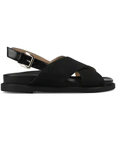 Journee Collection Women's Marinna Round Toe Flat Sandals