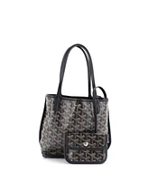 Pre-Owned Goyard Mini Anjou Reversible Tote Coated Canvas