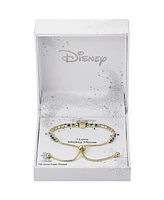 Disney Multi Color Crystal Mickey Mouse Bolo Bracelet