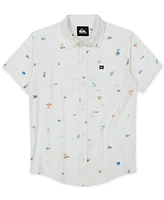 Quiksilver Big Boys Apero Classic Woven Cotton Shirt