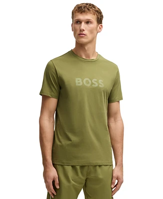 Boss by Hugo Men's Spf 50+ Uv Protection Cotton-Jersey T-Shirt