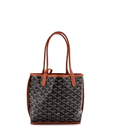 Pre-Owned Goyard Mini Anjou Reversible Tote Coated Canvas