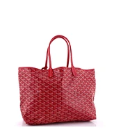 Pre-Owned Goyard Pm Saint Louis Tote Coated Canvas