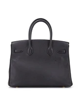 Pre-Owned HERMES Birkin Handbag Epsom with Gold Hardware