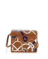 Pre-Owned HERMES 18 Eperon d'Or Roulis Bag Printed Swift