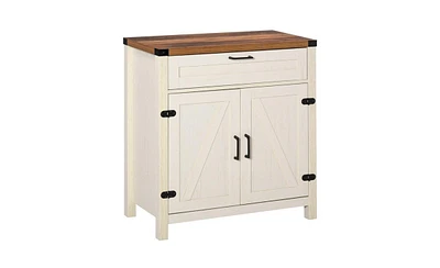 Kitchen Sideboard and Storage Cabinet with Shelves and Drawers for Organized Storage