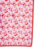 Steve Madden Kitchy Cherries Print Bow Scarf