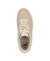 Calvin Klein Women's Henlea Logo Lace-Up Casual Sneakers