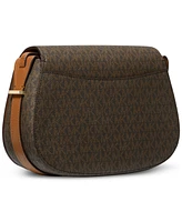 Michael Kors Lydia Small Monogram Flap Messenger