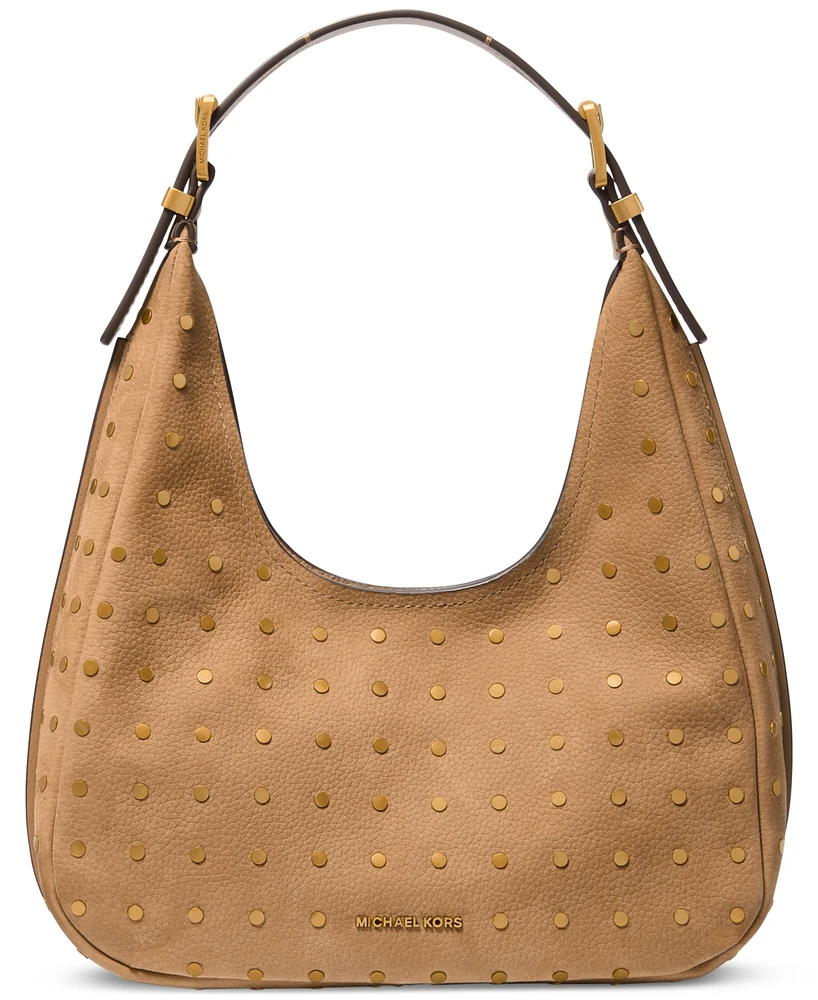 Michael Michael Kors Nolita Small Leather Hobo Shoulder Bag