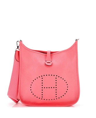 Pre-Owned HERMES Pm Evelyne Bag Gen Iii Clemence