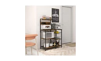 Kitchen Sideboard- Stylish Storage Cabinet for Dining Room or Kitchen with Shelves and Drawers