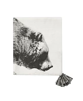 Bear Forest Printed Throw Blanket