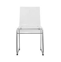 LeisureMod Lima Modern Acrylic Chair