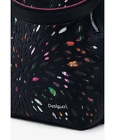 Desigual Women's 2-in-1 perforated mini backpack