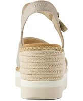 Toms Women's Darya Open Toe Wedge Sandals