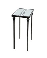 StyleCraft Home Collection 11" Iron Austin Allen James Petite Frame Contemporary Side Table