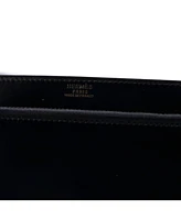 Pre-Owned HERMES Jet Clutch Box Calf