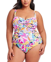 Bleu by Rod Beattie Plus Living Color Swimsuit