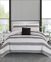 Rachel Roy Chenille Stripe -Pc. Comforter Set