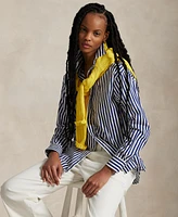 Polo Ralph Lauren Women's Relaxed-Fit Striped Cotton Shirt